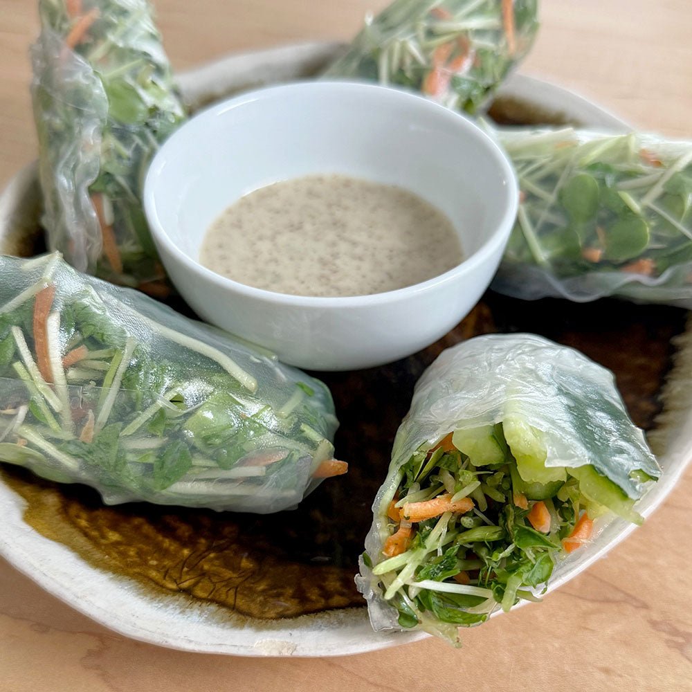 4 Ingredient Sprout Rolls - Ophema Farms + Juicery