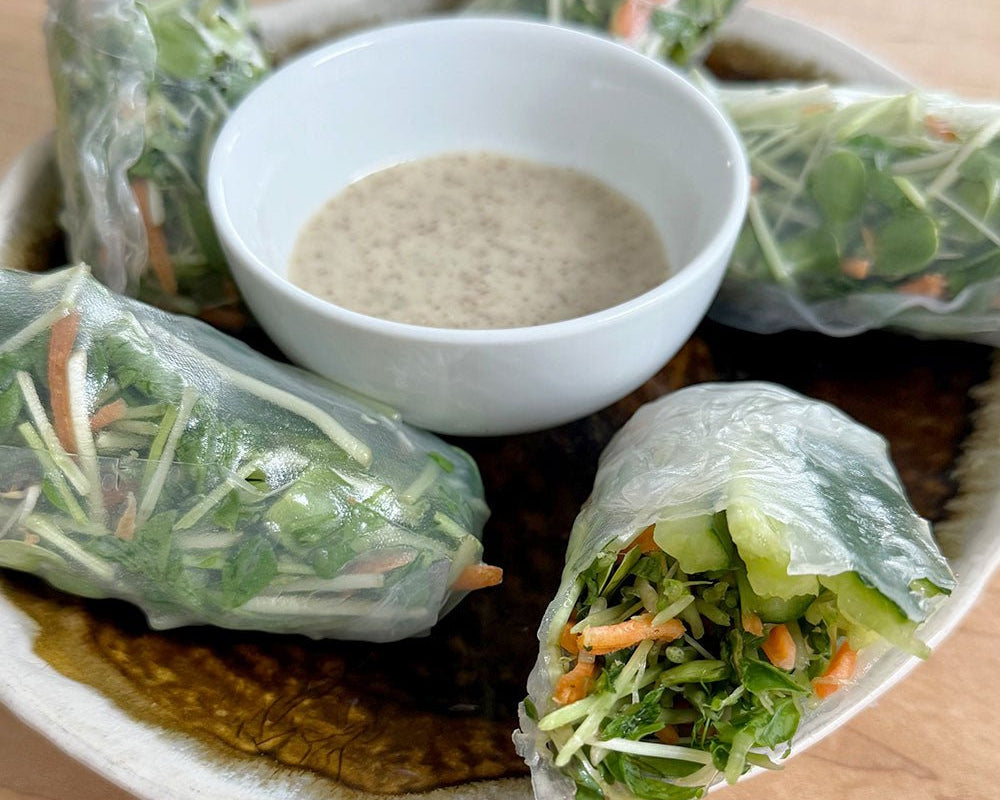 4 Ingredient Sprout Rolls - Ophema Farms + Juicery
