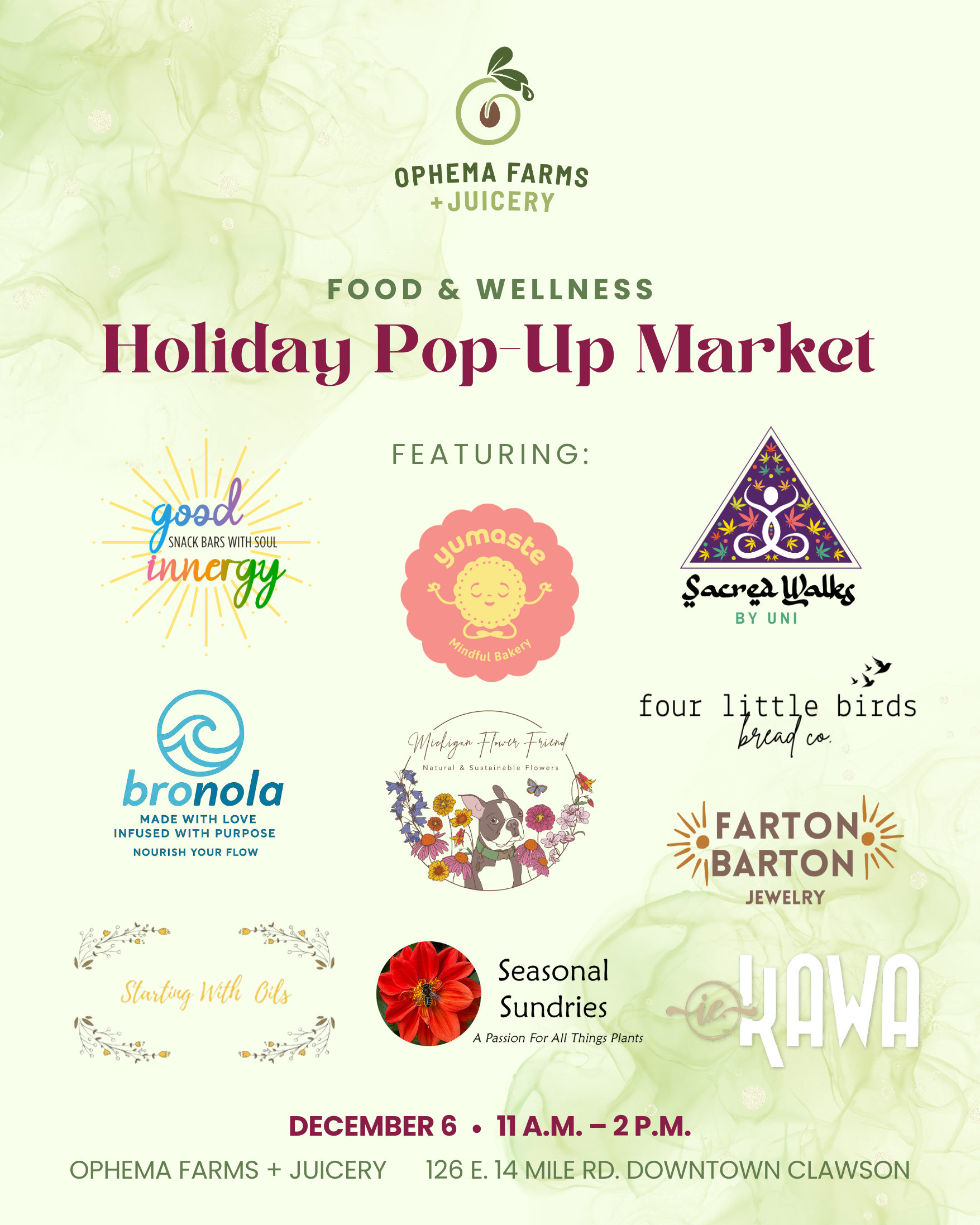 Food & Wellness Holiday Pop-Up Market