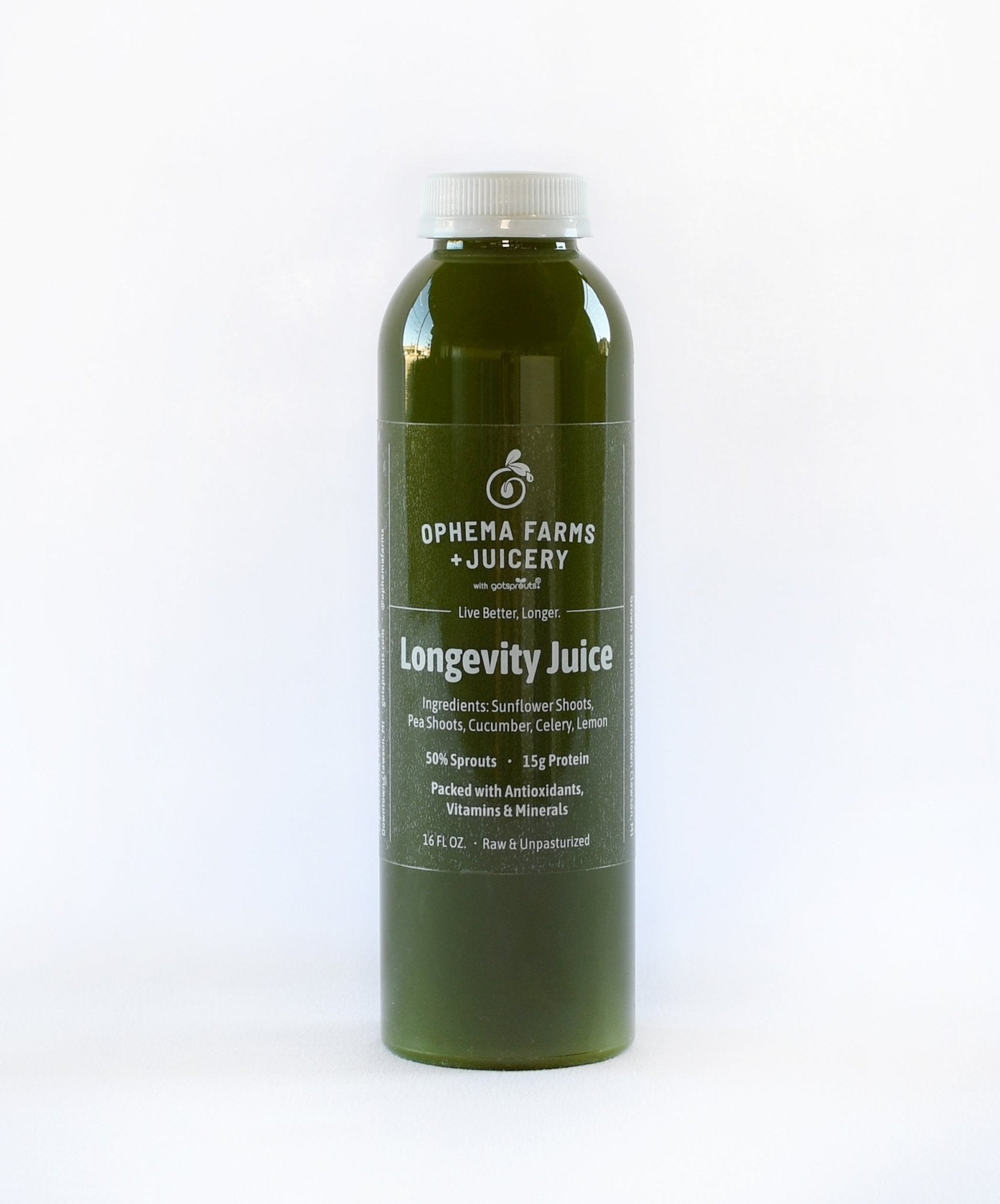 6 Green Juices - 28 Day Reset Offer - Ophema Farms + Juicery